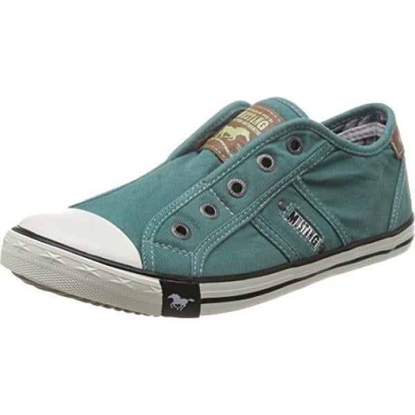 Sneakers turchese Mustang blu