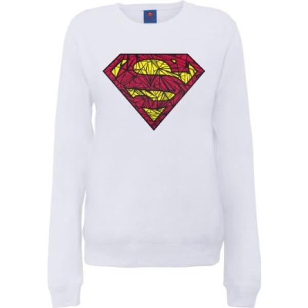 felpe DC Comics bianco