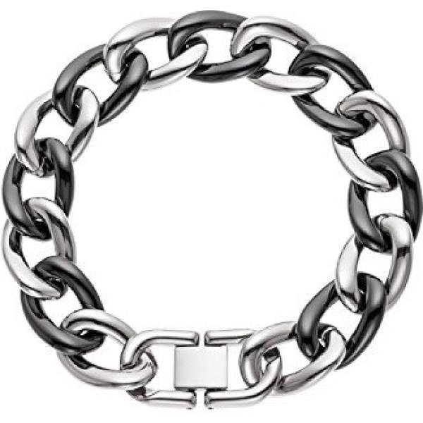 Bracciale con catenina nero Ceramic & You nero