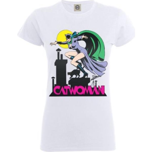T-shirt con fumetto bianco DC Comics bianco