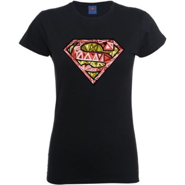 T-shirt con fumetto a maniche corte nero DC Comics nero