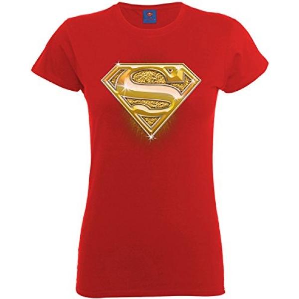 T-shirt con fumetto a maniche corte rosso DC Comics rosso
