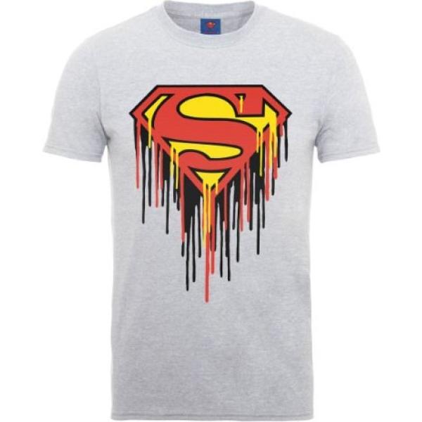 t-shirt DC Comics grigio