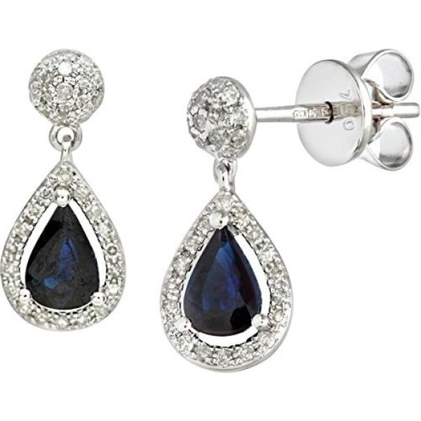 Orecchini in oro bianco impreziosito Naava bianco