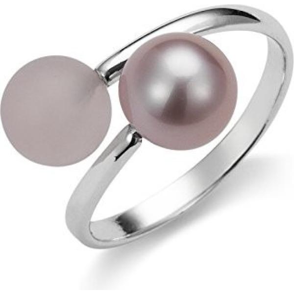 Anello in argento 925 rosa Adriana grigio