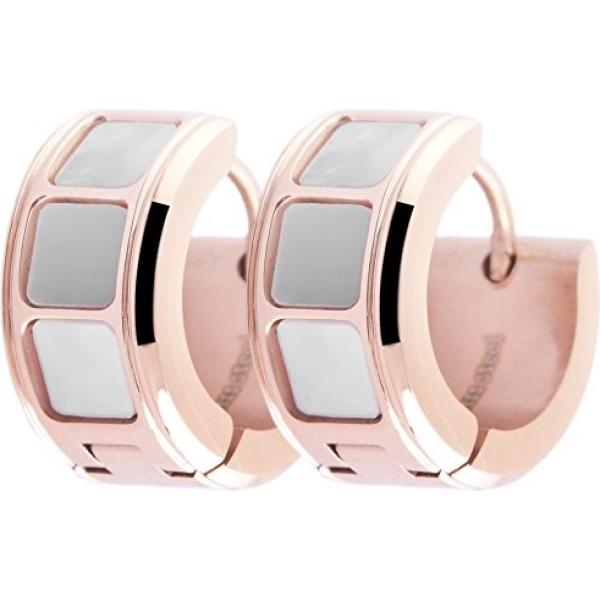 Orecchini effetto lucido in oro rosa Akzent
