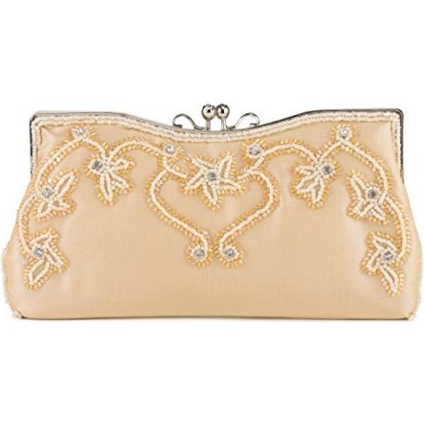 Clutch farfalla beige Farfalla