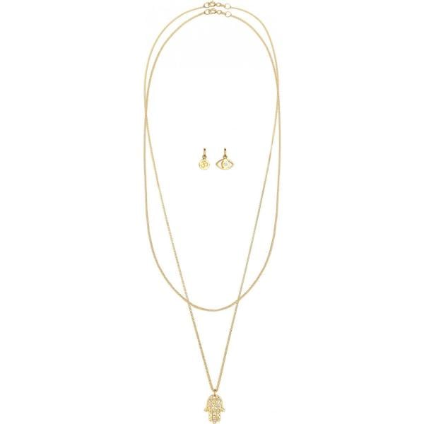 Collana in argento 925 bianco Elli giallo