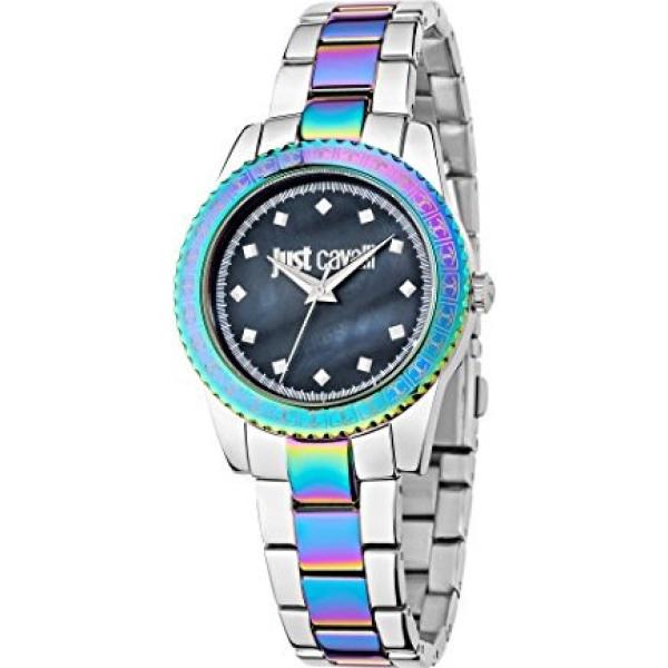 Orologio analogico con cinturino in acciaio inox multicolore Just Cavalli multicolore