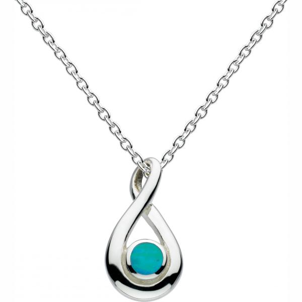 Collana con ciondolo argento Dew