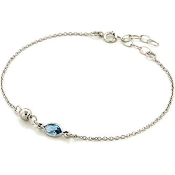 Braccialetto in argento 925 blu Bijoux pour tous grigio
