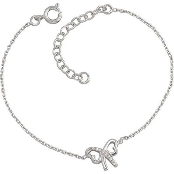 Braccialetto in argento 925 bianco Bijoux pour tous grigio