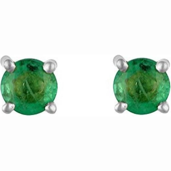 Orecchini a perno farfallina in oro bianco Ivy Gems bianco