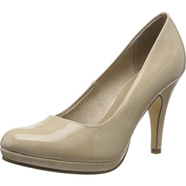 Scarpe con tacco beige e crema Tamaris
