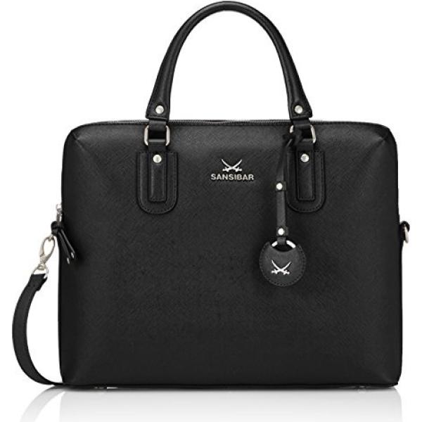 Borsa a secchiello nero Sansibar nero