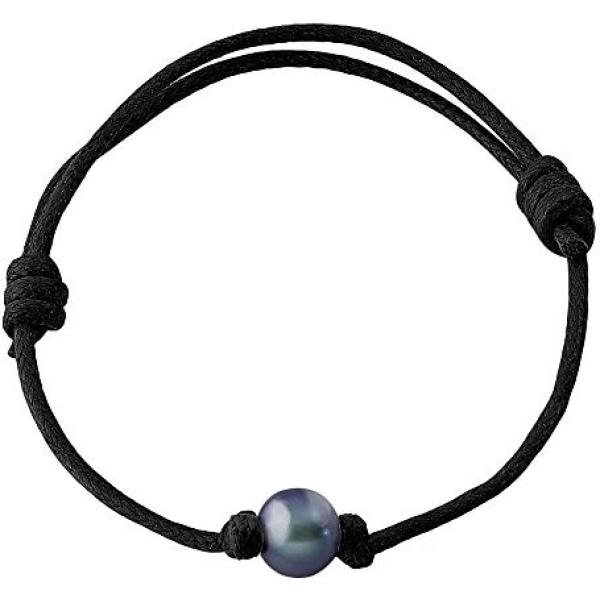 Bracciale con perle nero Pearls & Colors nero