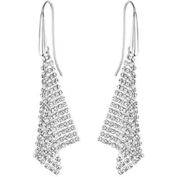 orecchini Swarovski bianco