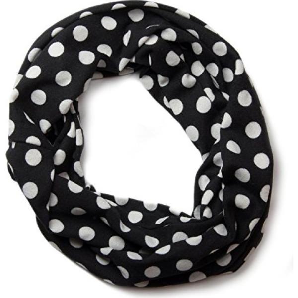 foulard StyleBREAKER nero a pois