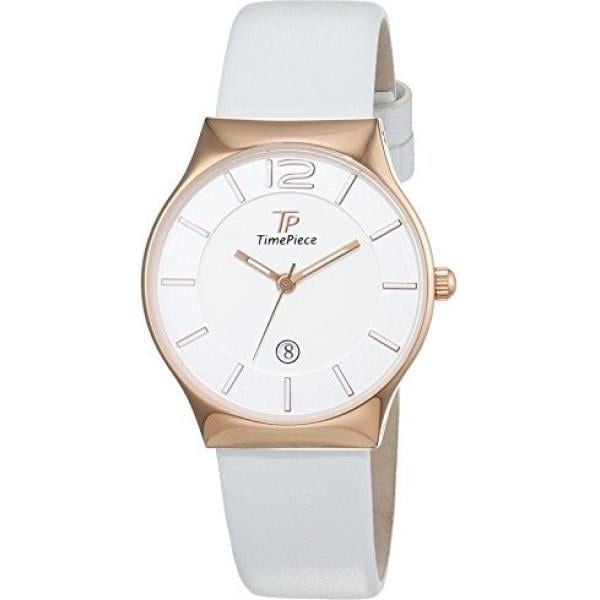Orologio con cinturino in oro rosa bianco Time Piece bianco