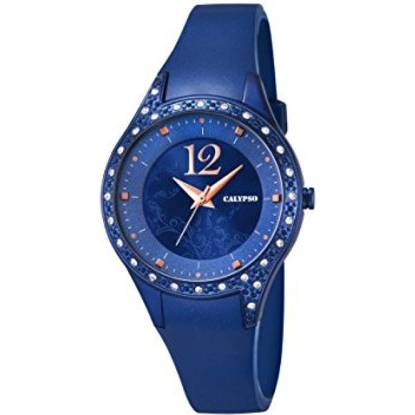 Orologio analogico con cinturino blu Calypso blu