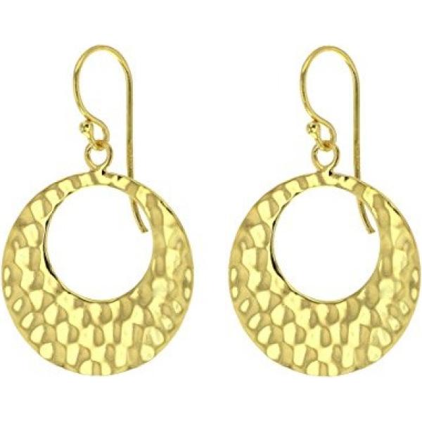 Orecchini pendenti in sterling 925 ipoallergenico argento e bianco Tuscany Silver giallo