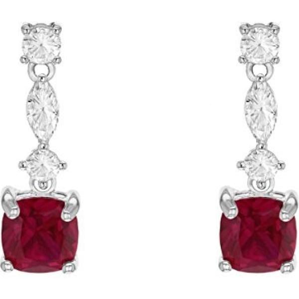 Orecchini pendenti in sterling 925 ipoallergenico argento e bianco Tuscany Silver bianco