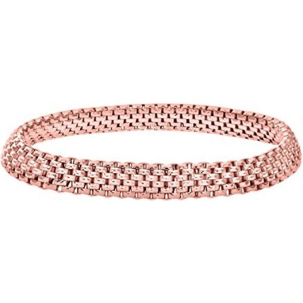 Bracciale in oro rosa certificato autenticità argento Citerna grigio