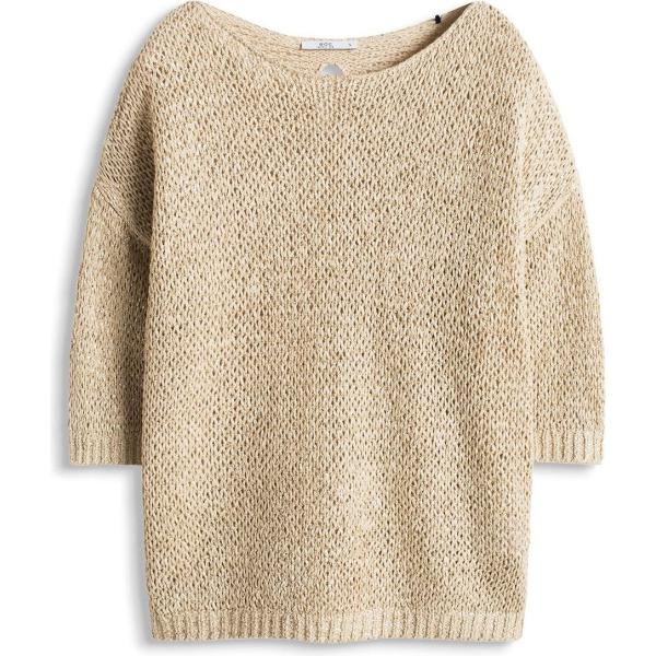 Maglioncino effetto metallizzato beige Edc by Esprit