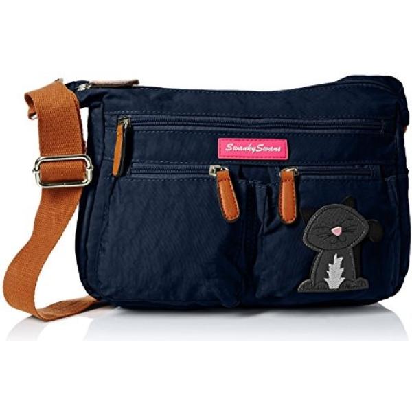 Borsa a tracolla taglia unica navy e blu SwankySwans blu