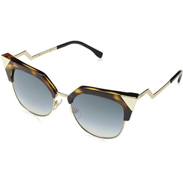 Occhiali da sole oro Fendi giallo