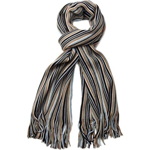 sciarpe StyleBREAKER grigio a righe