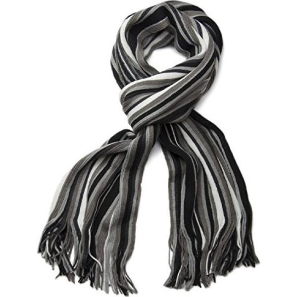 sciarpe StyleBREAKER nero a righe
