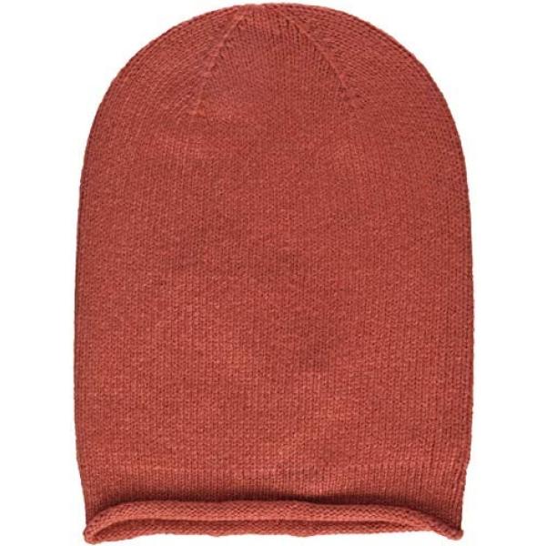 Cuffia oversize taglia unica rosso Pieces rosso