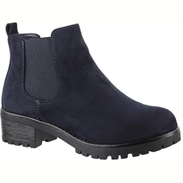 Stivaletti chelsea navy Elara blu