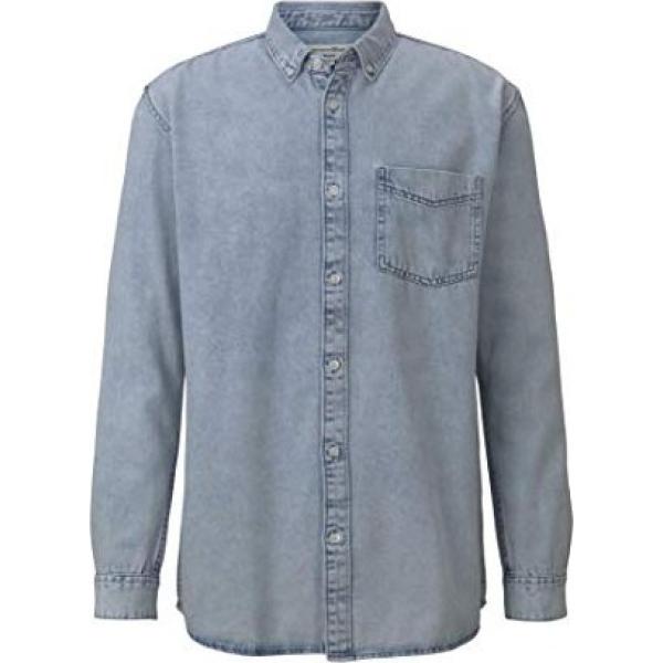 camicie Tom Tailor grigio