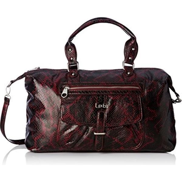 Borsa a mano rosso e bordeaux LPB Woman rosso