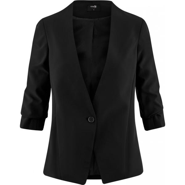 Blazer aderente nero Oodji Ultra nero