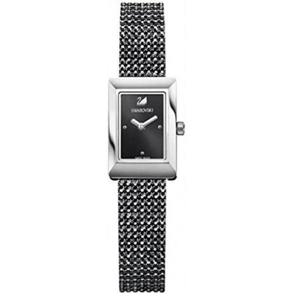 Orologio analogico con cinturino nero Swarovski nero