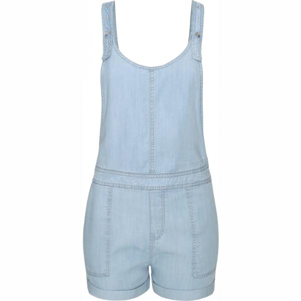 Salopette con bretelline aderente blu Oodji Ultra blu