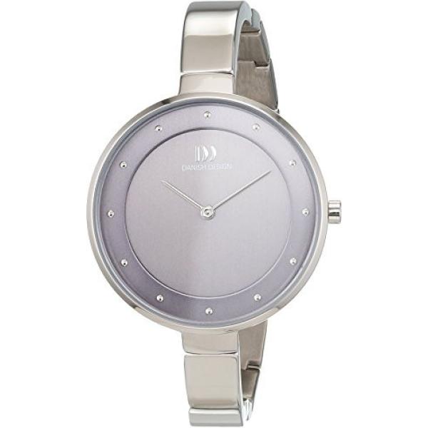 Orologio analogico con cinturino argento e grigio Danish Design grigio