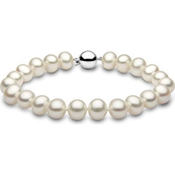 Bracciale in oro bianco Kimura Pearls giallo