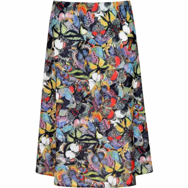 Gonna con stampa vita alta aderente multicolore Oodji Collection multicolore con stampe