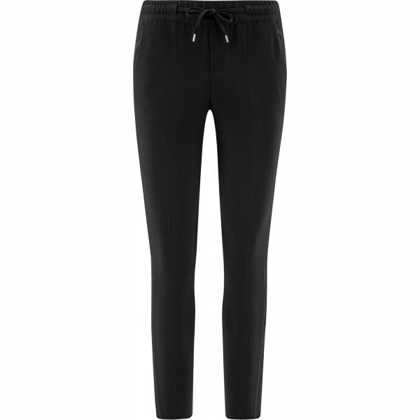 Pantalone sport con pizzo aderente nero Oodji Ultra nero