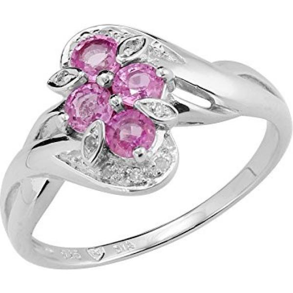 Anello in argento 925 rosa Ivy Gems grigio