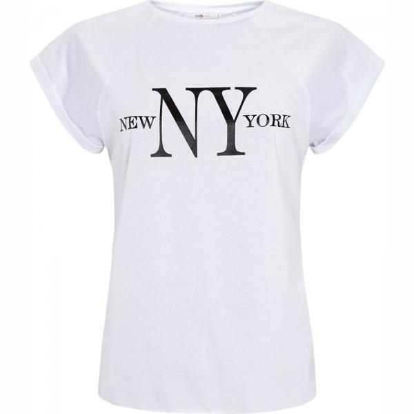 t-shirt Oodji Ultra bianco