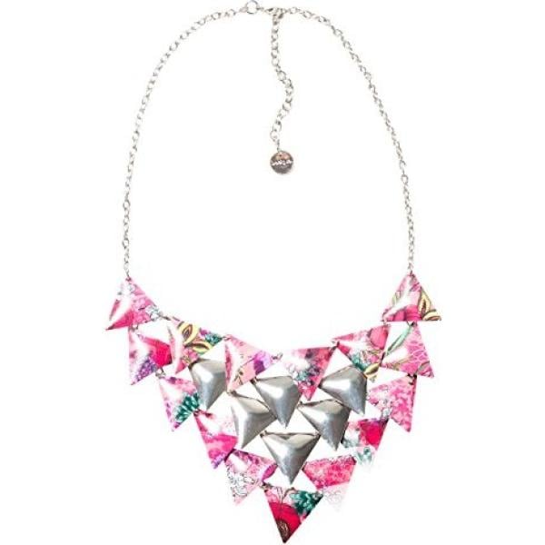 Collana in placcato argento Desigual grigio