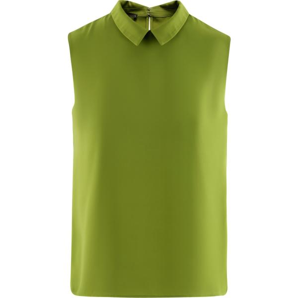 Camicetta aderente verde Oodji Ultra verde