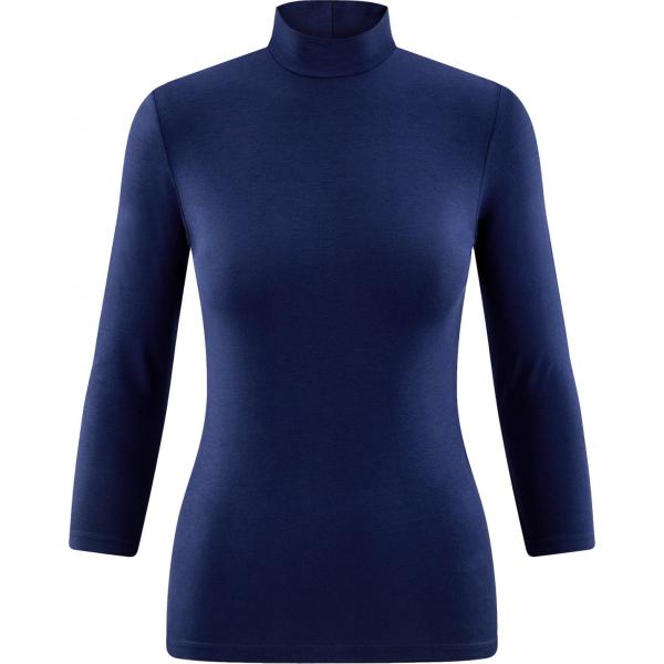 Maglione collo a dolcevita aderente blu Oodji Ultra blu
