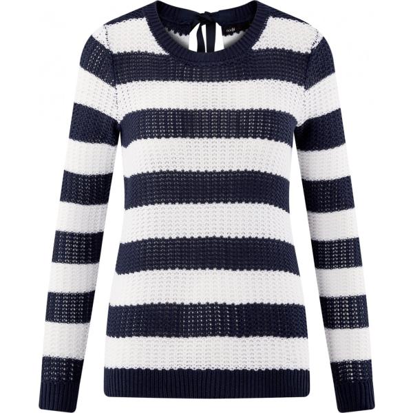 Maglia a goccia con laccetti aderente blu Oodji Ultra blu