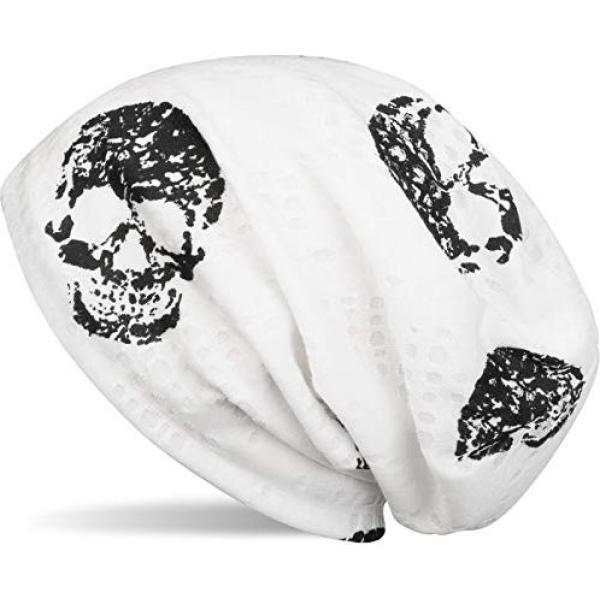 berretti StyleBREAKER bianco con stampe